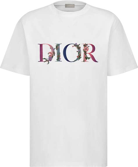 witte dior shirt|Embroidered T.